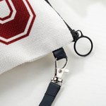 Borsa cosmetica personalizzata con nome pallavolo e cinturino da polso Regalo di compleanno e anniversario per gli amanti della pallavolo Allenatore di squadra