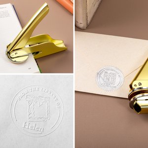 Personalizado De La Biblioteca Del Libro Coquette Sello de Libro en Relieve con Título y Nombre Regalo de Cumpleaños de Graduación para Bibliotecaria Amante de los Libros