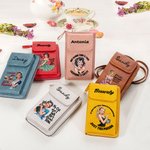 Personalizado Retro Moda Niña PU Cuero Crossbody Cartera con Nombre y Ranuras para Tarjetas Accesorios de Viaje Cumpleaños Aniversario Regalo para Mujeres