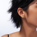 Personalizado Colibrí piedra de nacimiento circón Pendientes Dainty Joyería Cumpleaños Aniversario Regalo para Mujeres Colibrí Amantes