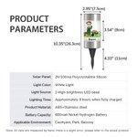 Gepersonaliseerde Cartoon Gardener Waterdichte Solar Garden Light met naam Verwijderbare tuindecoratie Verjaardagscadeau voor familie tuinieren liefhebbers