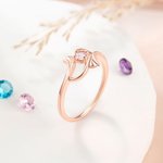 Personlig 1-5 Birthstones Ring Smyckesring Familjesmycke Mors dag Födelsedag Jubileum Present till Kvinnor Mamma Mormor