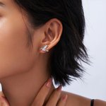 Personalizado Colibrí piedra de nacimiento circón Pendientes Dainty Joyería Cumpleaños Aniversario Regalo para Mujeres Colibrí Amantes