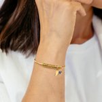 Henkilökohtainen Birthstone Leaf Open rannesormus rannesormus kaiverrettu 1-10 nimi helmiä Dainty korut äitienpäivä syntymäpäivälahja naisille