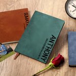 Taccuino personalizzato in grassetto con nome e testo Regalo di ringraziamento per la festa degli insegnanti