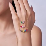 Gepersonaliseerde 1-7 Familie Geboortestenen Ketting Sierlijke Sieraden Moederdag Verjaardagscadeau voor Vrouwen