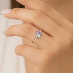 Personlig 1-5 Birthstones Ring Smyckesring Familjesmycke Mors dag Födelsedag Jubileum Present till Kvinnor Mamma Mormor