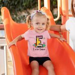Personalized Cute Pencil Design Initial Skin-friendly Kid T-shirt Sweatshirt with Name Back to School Birthday Gift for Boys Girls