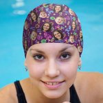 Spersonalizowany bukiet Flamingo Dolphin 1-3 Zdjęcia twarzy Wygodny czepek pływacki Akcesoria pływackie Prezent urodzinowy dla mężczyzn Kobiety Dorośli