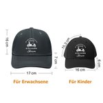 Personalisiertes Golf Design Sport Basecap mit Namen Geburtstag Urlaub Geschenk für Kinder Golfliebhaber