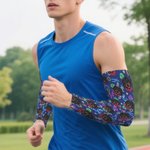 Spersonalizowane zdjęcia twarzy Flamingo Dolphin 1-3 Chłodzące rękawy chroniące przed słońcem Akcesoria outdoorowe Prezent urodzinowy dla przyjaciół rodziny