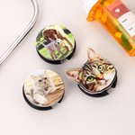 Personalised Pet Character Photo Stethoscope ID Tag Nurses Week Graduation Thanks Gift for Doctor Nurse Medical Students