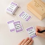 Personalized 52 Things I Love About You Multicolor Playing Poker Cards with Box Game Accessory Long Distance Relationship Anniversary Gift for Couple