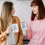 Personalised Cute Expressions You'll Always Be My Best Tea Coffee Ceramic Enamel Glass Mug with Name Home Decor Birthday Gift for Bestie Friend