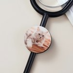 Personalised Pet Character Photo Stethoscope ID Tag Nurses Week Graduation Thanks Gift for Doctor Nurse Medical Students