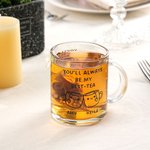 Personalised Cute Expressions You'll Always Be My Best Tea Coffee Ceramic Enamel Glass Mug with Name Home Decor Birthday Gift for Bestie Friend