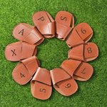 Fundas de cuero personalizadas para la cabeza de golf para mascotas