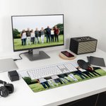 Personalised Photo Design Non-Slip Desk Mat Mouse Pad Office Supplies Birthday Gift for Employees Family Friends