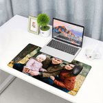 Personalised Photo Design Non-Slip Desk Mat Mouse Pad Office Supplies Birthday Gift for Employees Family Friends