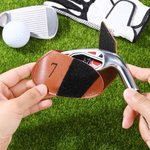 Fundas de cuero personalizadas para la cabeza de golf para mascotas
