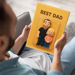 Personlig 3D-effekt foto karaktär ABS byggklossar pussel med titel rumsinredning årsdag födelsedagspresent för familj vänner