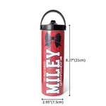 Personalizado Glitter Bow Cheerleader 20 oz Deportes Botella de agua con texto portátil Cheerleading Regalo para Cheerleader