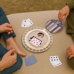 Personalized American Flag Design Portable Wooden Cribbage Board with Pegs and Poker Camping Outdoor Activities Birthday Gift for Cribbage Lovers