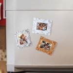 Personlig Vintage Frame Photo Kjøleskapsmagnet Hjemmedekorasjon Bursdag Jubileum Gave til familievenn