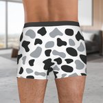 Personalized Highland Cow Funny Men's Boxer Brief with Name Valentine's Day Anniversary Gift for Husband Boyfriend