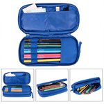 Personalised Cartoon Kid Character Double-Layer Waterproof Pencil Case with Name School Supply Birthday Back to School Gift for Boys Girls