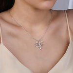 Personalized Family Tree 2-10 Birthstones Necklace Dainty Jewelry Birthday Anniversary Gift for Women