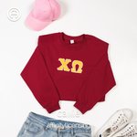Personalized Embroidery Greek Letters T-shirt Sweatshirt Hoodie Sorority Bid Day Gift for New Sorority Members丨Callie × Affinity Licensing