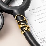 Personalised Stethoscope ID Tag with Name and Title Appreciation Graduation Gift for Nurse Doctor Medical Students