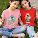 Personalized Princess Photo Frame 100% Cotton Kid Adult T-shirt with Name Holiday Travel Birthday Gift for Girls Women