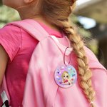 Etichetta personalizzata per borsa in acrilico con nome, personaggio carino dei cartoni animati, uso quotidiano, regalo di ritorno a scuola per ragazzi e ragazze