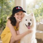 Gepersonaliseerde geborduurde hond kat moeder papa foto Baseball Cap met jaar verjaardag vakantie cadeau voor huisdiereigenaren liefhebbers
