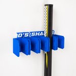 Personlig flerfarget 3D-trykt hockeykølleholder med tekst og 2-5 køller Veggmontert hjemmeoppbevaring Bursdagsgave til hockeyelskere