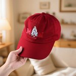 Gepersonaliseerde geborduurde hond kat moeder papa foto Baseball Cap met jaar verjaardag vakantie cadeau voor huisdiereigenaren liefhebbers