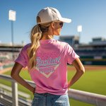 Spersonalizowana koszulka baseballowa Ice Cream Drip Mama 100% bawełny z imieniem Urodzinowy prezent baseballowy dla mamy miłośniczki baseballu 4