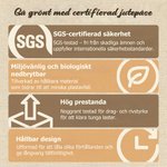 Personlig miljövänlig juteväska med blomma och namn perfekt jubileums och bröllopsgåva för kvinnor