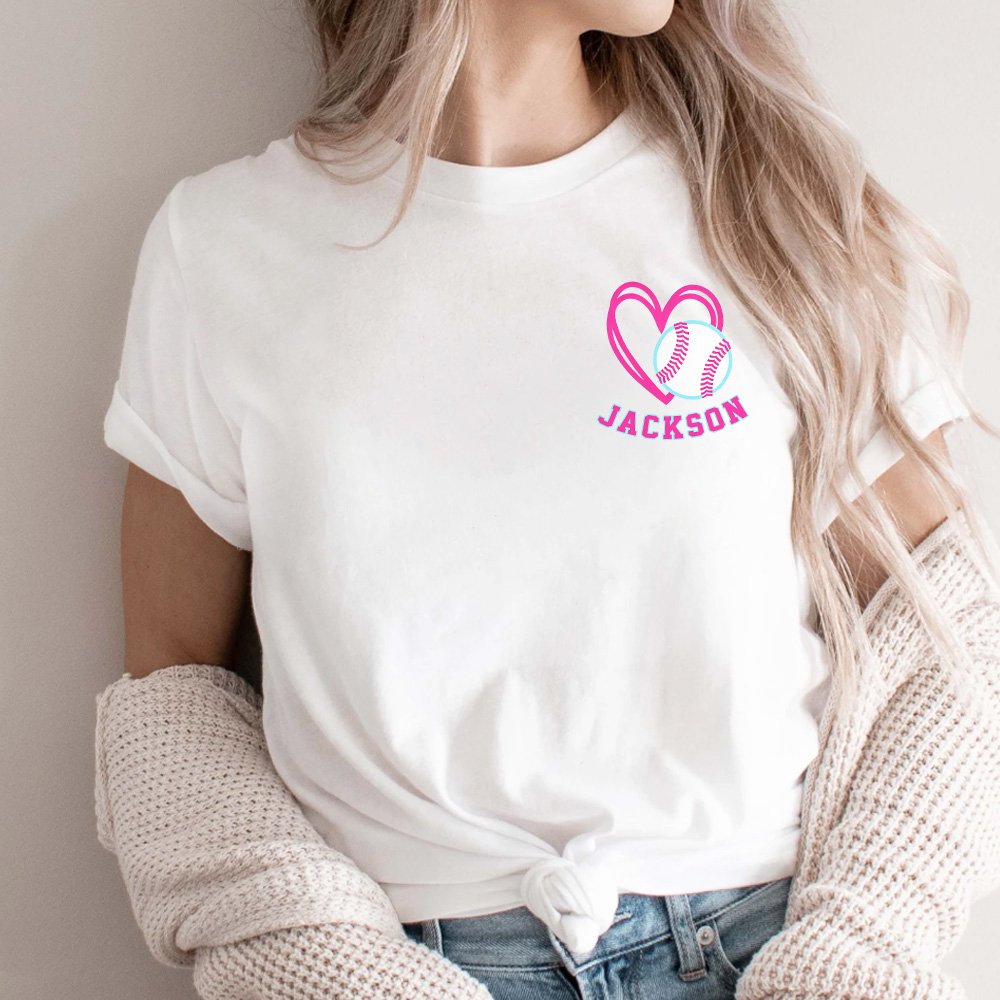 Spersonalizowana koszulka baseballowa Ice Cream Drip Mama 100% bawełny z imieniem Urodzinowy prezent baseballowy dla mamy miłośniczki baseballu 2
