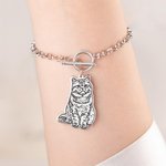 Personalisierte Pet Schmuck Armband mit Hund Katze Foto und Name Geburtstag Memorial Geschenk für Tierliebhaber
