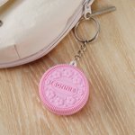 Porte-clés personnalisé avec impression 3D de biscuits avec nom Cadeau d'anniversaire pour couple amateur de biscuits