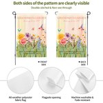 Spersonalizowana flaga ogrodowa 2-15 Birth Flowers z imieniem, pseudonimem i rokiem Dekoracja ogrodowa Dzień Matki Prezent urodzinowy dla mamy babci