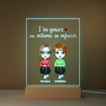 Gepersonaliseerd Elkaar Ergeren Sinds Jaar Acryl Nacht Licht Plaquette Echtpaar Gift Home Decor Bureau Ornament