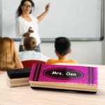 Personalisierte Glitter Bleistift Buntstift Design Blackboard Radiergummi mit 2 Whiteboard Marker Teacher's Day zurück zur Schule Anerkennung Geschenk für Pädagogen