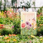 Spersonalizowana flaga ogrodowa 2-15 Birth Flowers z imieniem, pseudonimem i rokiem Dekoracja ogrodowa Dzień Matki Prezent urodzinowy dla mamy babci