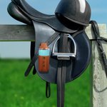Regalo de cumpleaños para los amantes de los caballos en cuero PU con iniciales grabadas y personalizadas.