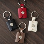Porte-Clés en Cuir PU Personnalisé avec 3 Photos de Famille et Texte Gravé Cadeau Anniversaire Fête des Pères pour Papa Mari