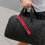 Personlig flerfarget brodert bagasjelapp med navn og trykknapper Reiseutstyr til forretningsreiser Bursdagsgave til studenter og reiseelskere